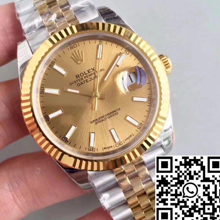 Yellow Dial Factory Gold II Datejust 116333 EW 41MM Rolex 1006